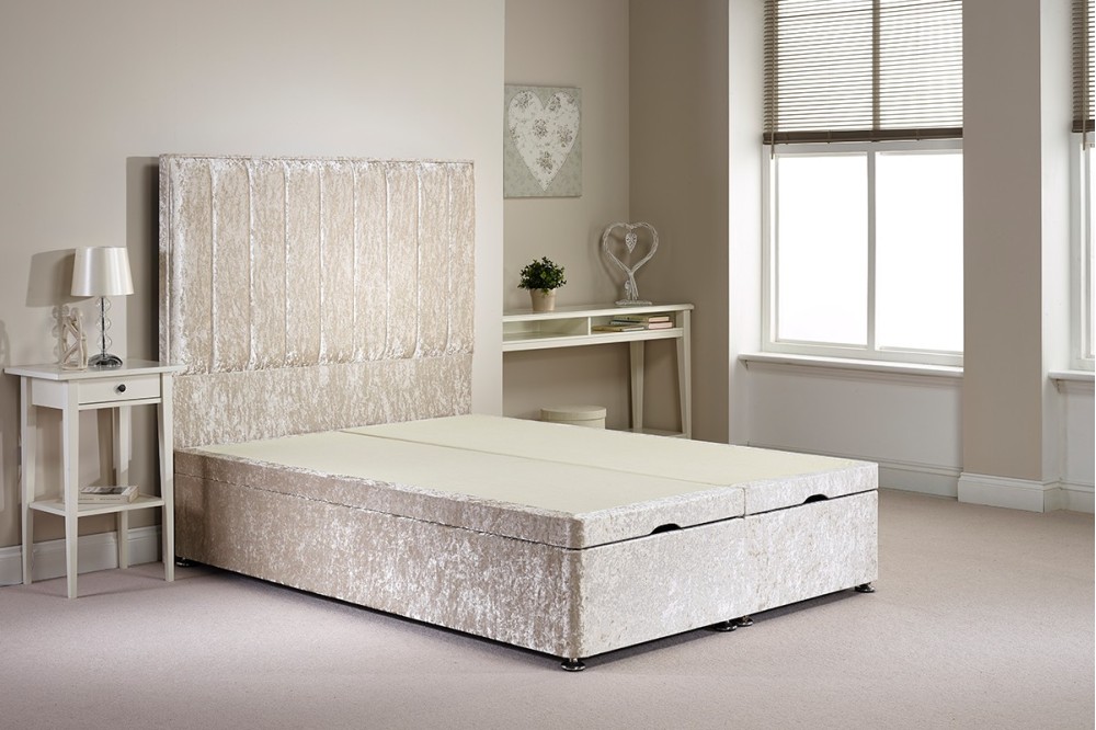 Single Bernshaw Foot End Opening Ottoman Bed closed no mattress