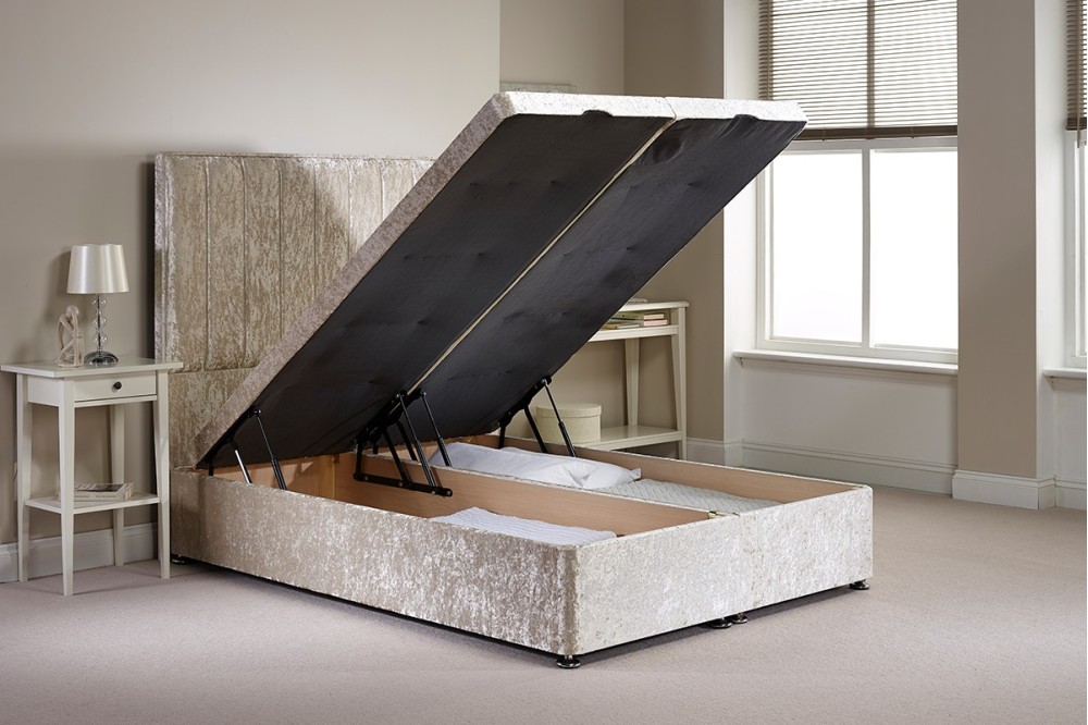 Double Barnshaw Foot End Opening Ottoman Bed