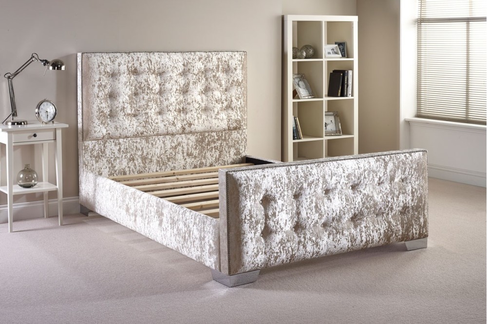 Upholstered Modern Design Bed Frame