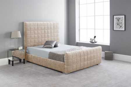 Hand Crafted Upholstery Bed Frame Shot Three