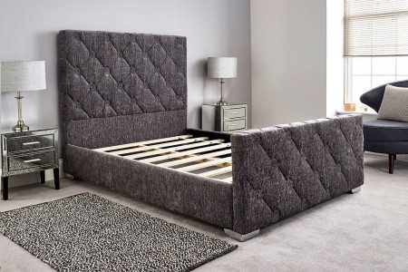 Rose Hand Made Quilted Bed Frame Set