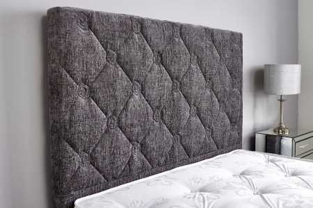 Rose Hand Made Quilted Bed Frame Headboard Detail