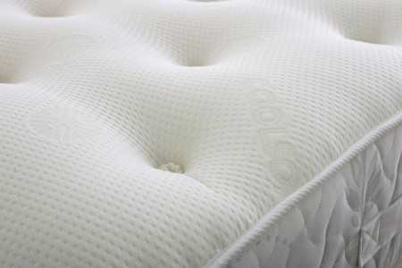 Pocket Sprung Memory Foam Vacum Roll Pack Mattress Closeup Shot