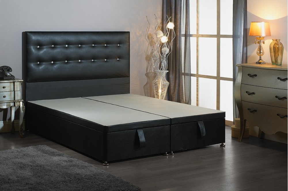 Small Single Bentley Foot End Opening Ottoman Bed