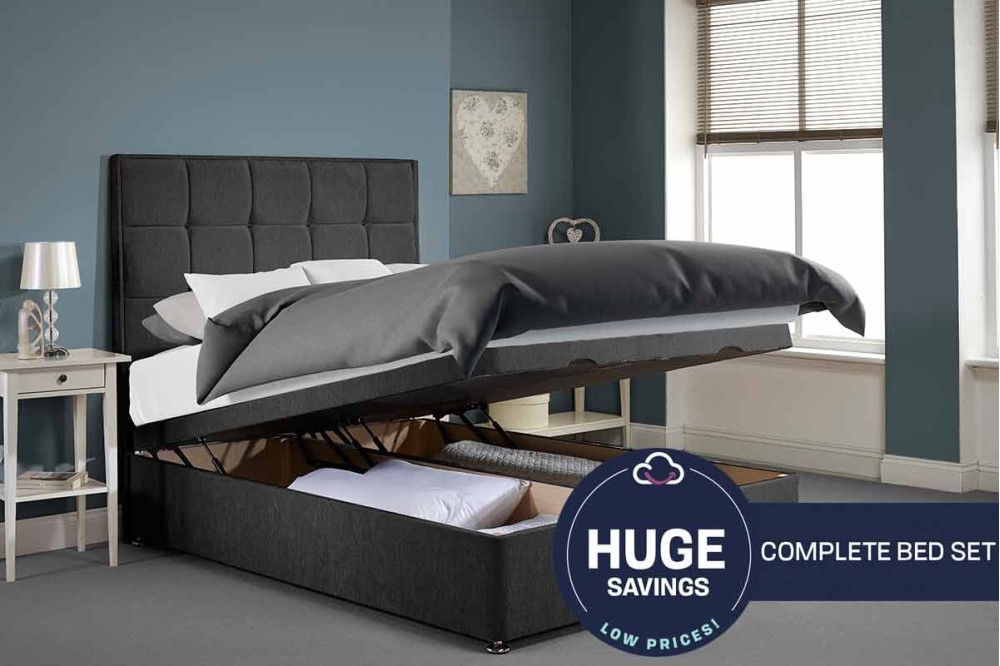 Appian Foot End Opening Ottoman Bed Single Option