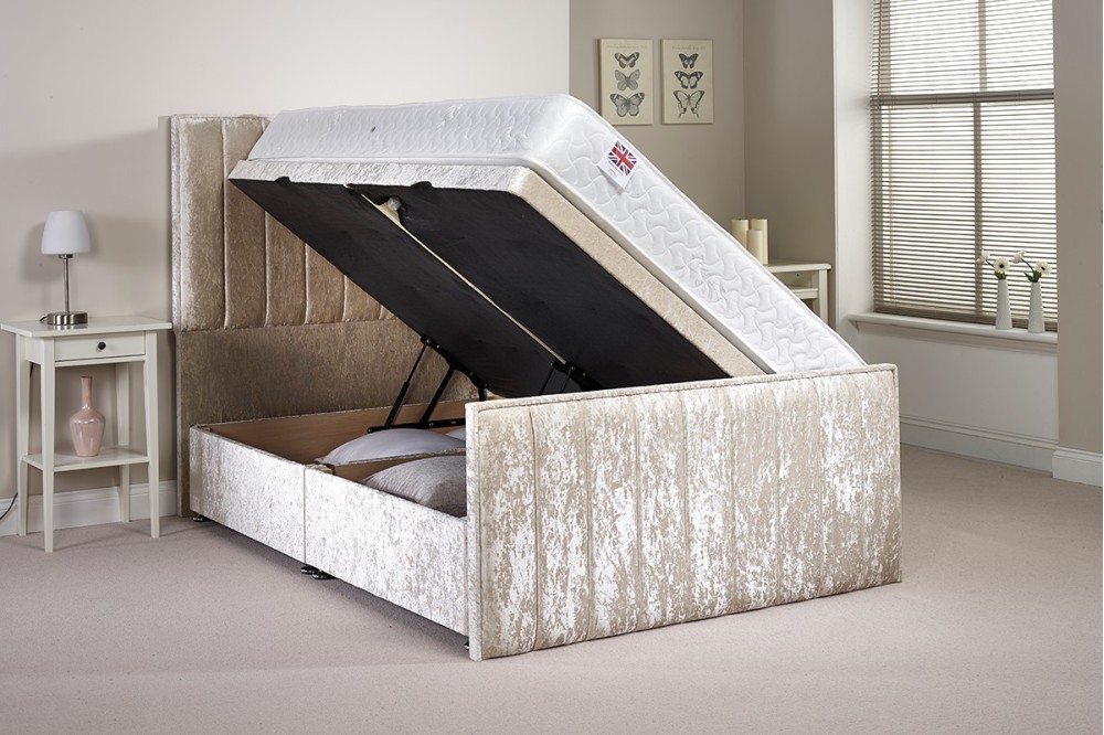 Buxley Side Opening Ottoman Bed Open Shot