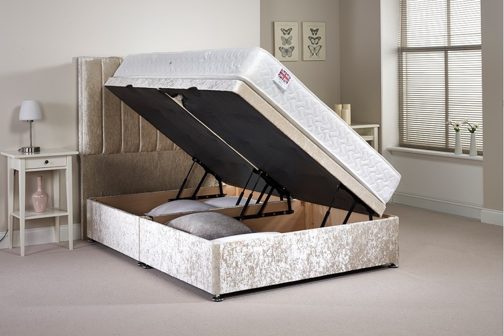 Harvard Side Opening Ottoman Bed With Mattress