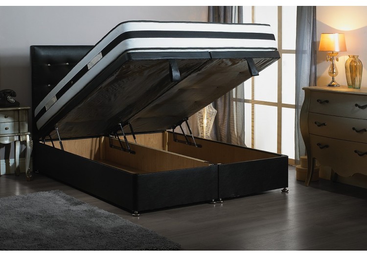 Bentley Foot End Opening Ottoman Bed Open Picture