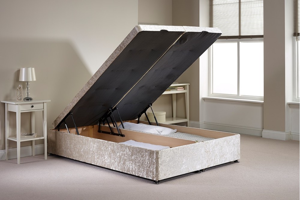 Richworth Foot End Opening Ottoman Bed Open Foot