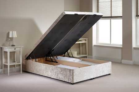 Richworth Foot End Opening Ottoman Bed Open Foot