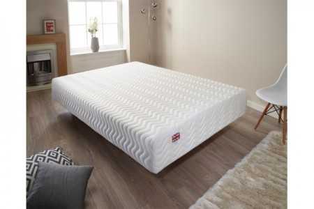 Memory foam mattress for hand crafted bed set