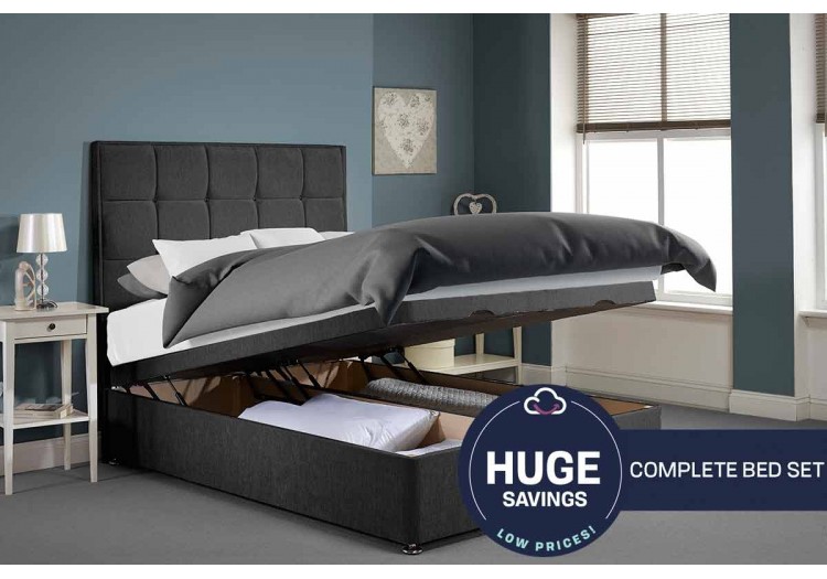 Double Appian Foot End Opening Ottoman Bed