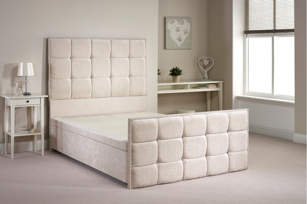 Super King Aston Foot End Opening Ottoman Bed No Mattress
