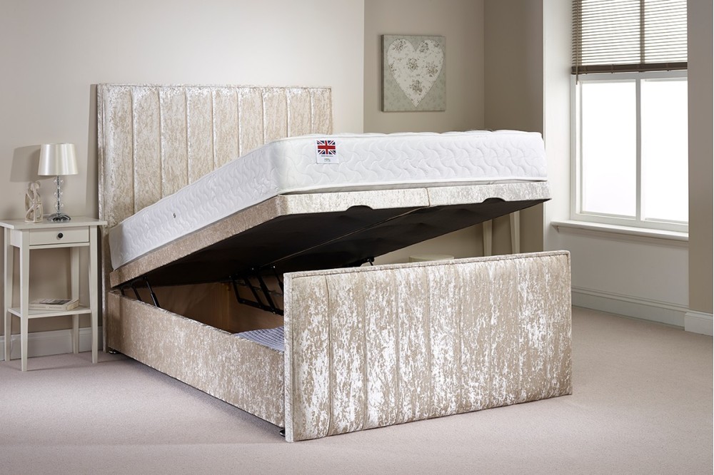 Double Peacehaven Foot End Opening Ottoman Bed