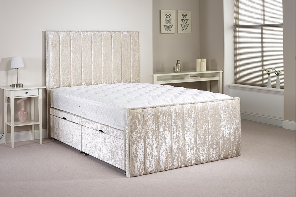 Small Single Buxley Side Opening Ottoman Bed Closed With Optional Mattress