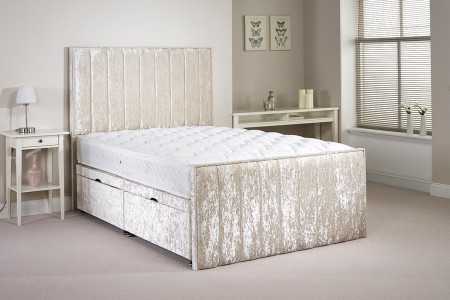 King Buxley Side Opening Ottoman Bed Closed with Mattress