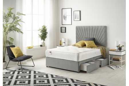 Platinum Divan Bed with Memory Mattress