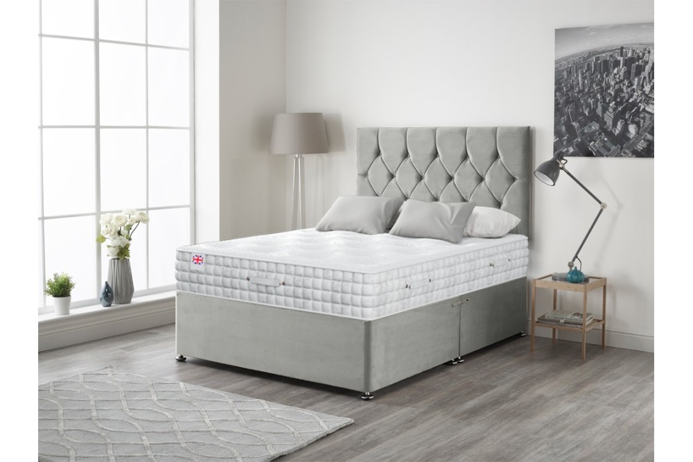 Ziggy Divan Bed with 2500 Silk Mattress