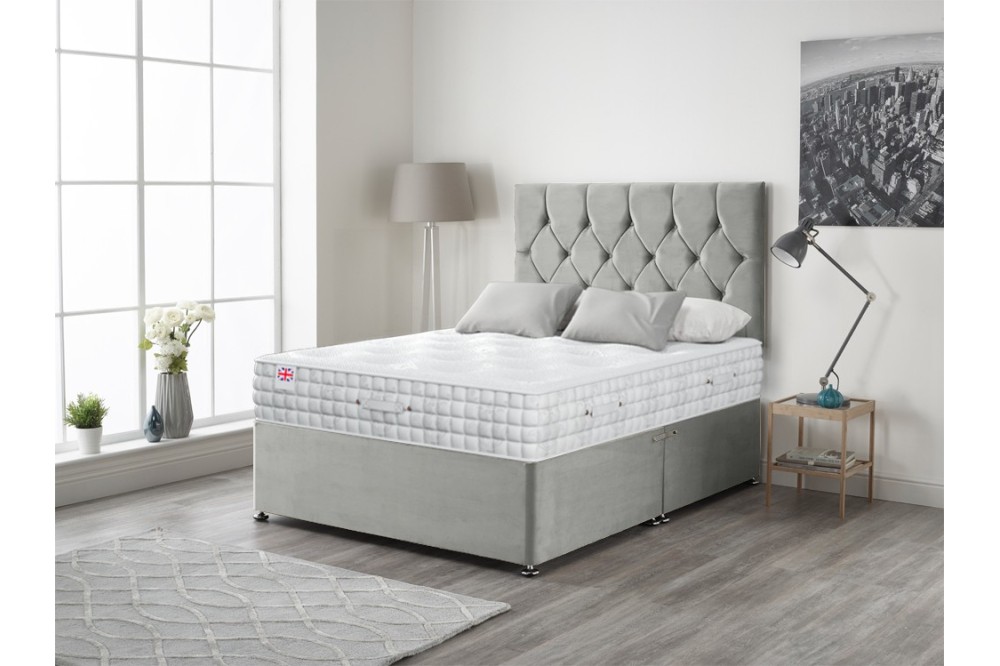 Ziggy Divan Bed with 2500 Silk Mattress