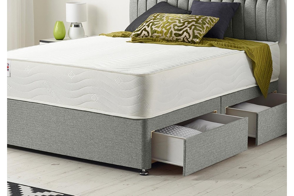 Galaxy Divan Bed 3000 Sovereign Pocket Memory Mattress Drawer Detail