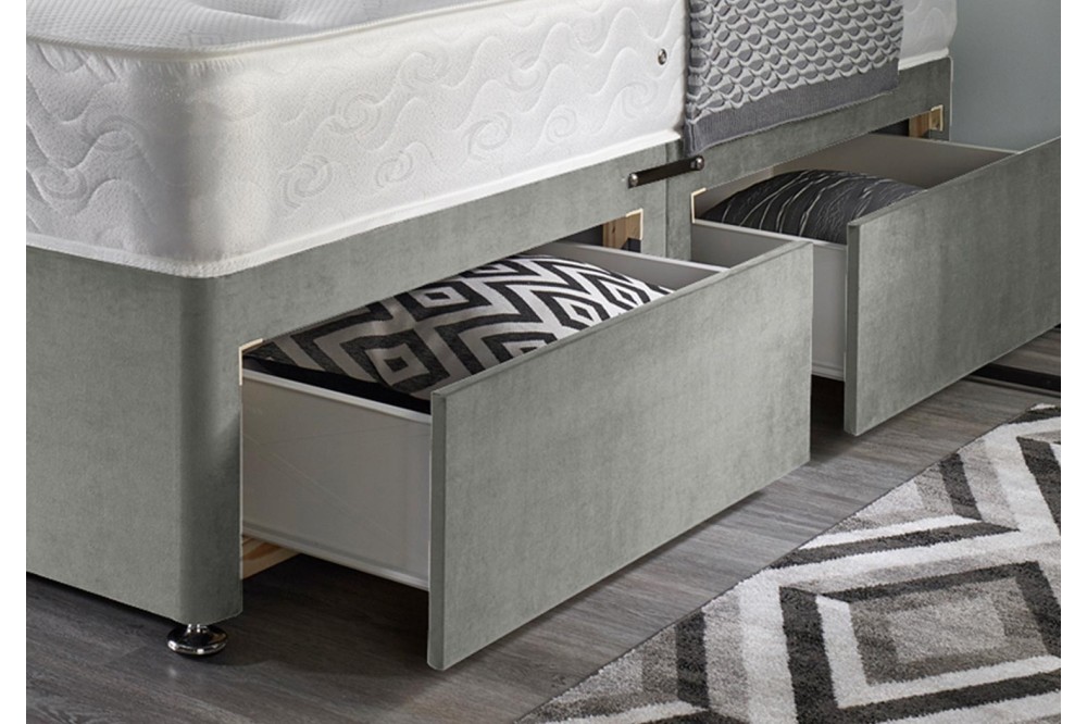 Ziggy Divan Bed With 2500 Pocket Natural Filling Mattress