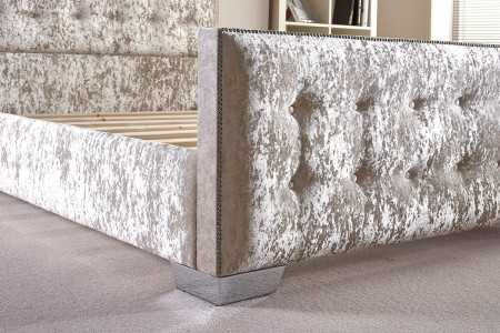 Delano Upholstered Bed Corner Detail