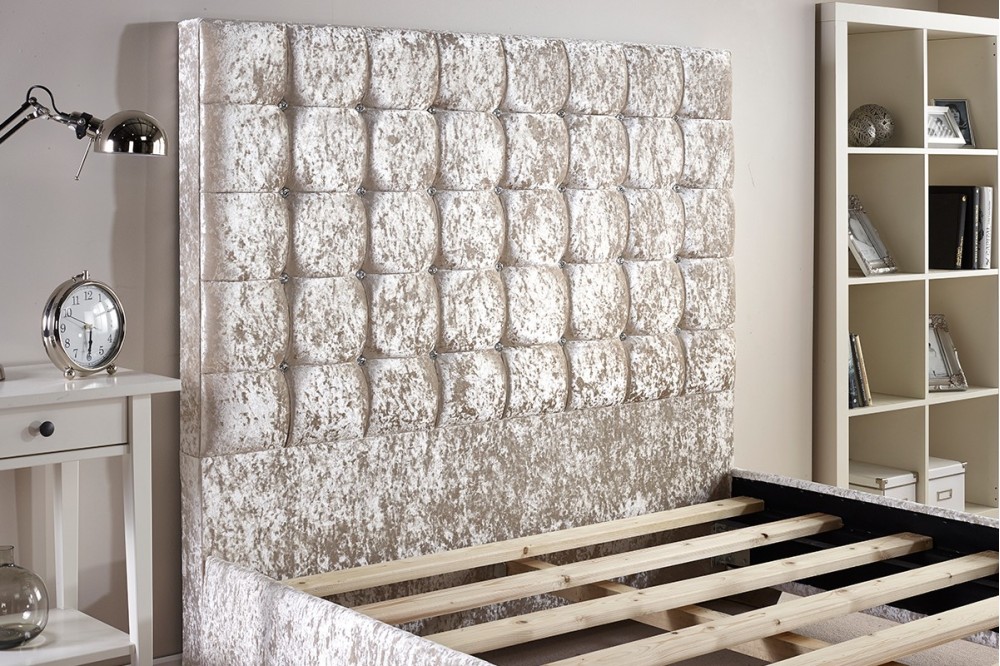 Copland Small Double Upholstered Bed Headboard Details