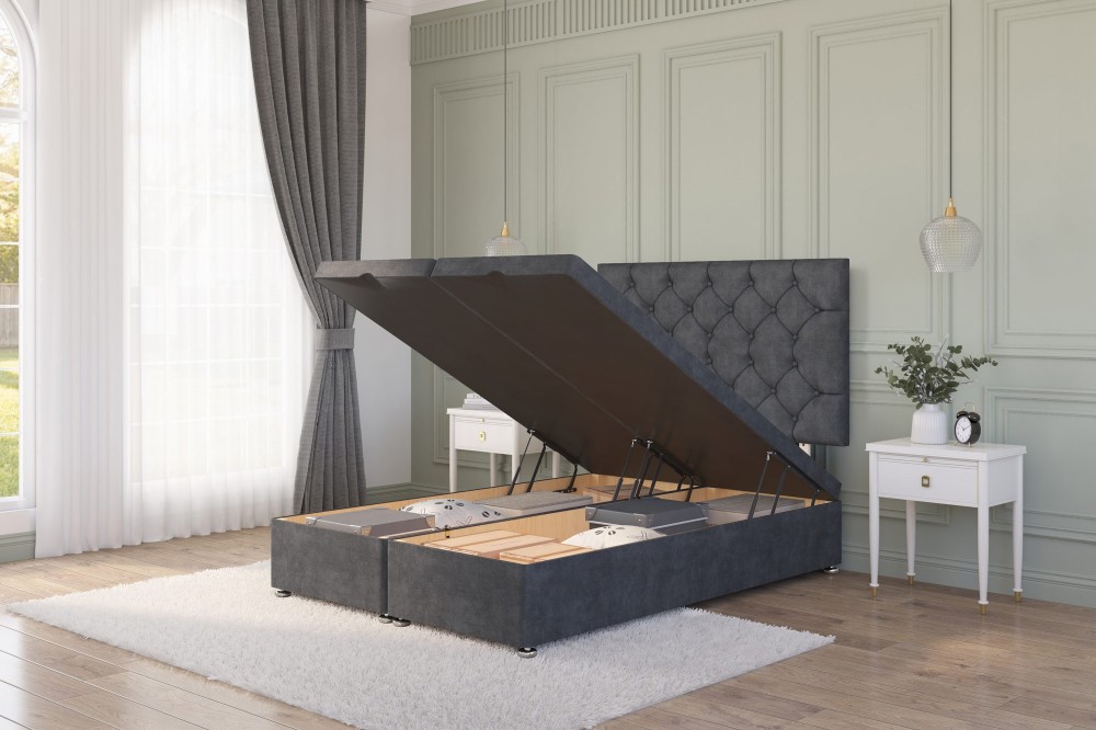 Premier Ottoman Bed | Side and Foot End Storage Beds |Next Divan 2