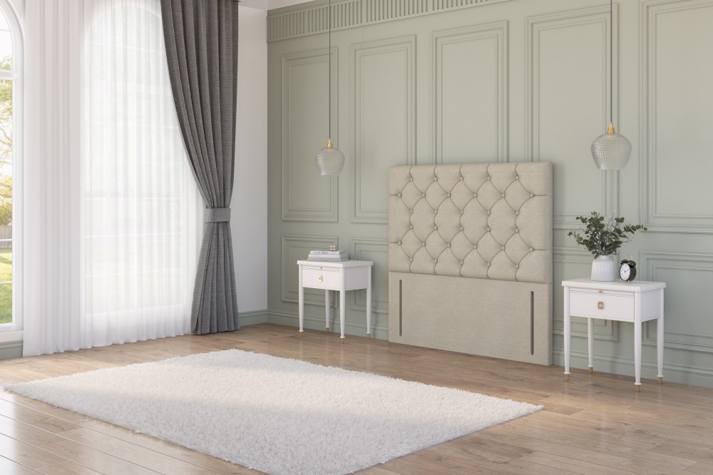 Premium Headboard | Classically Upholstered | Next Divan