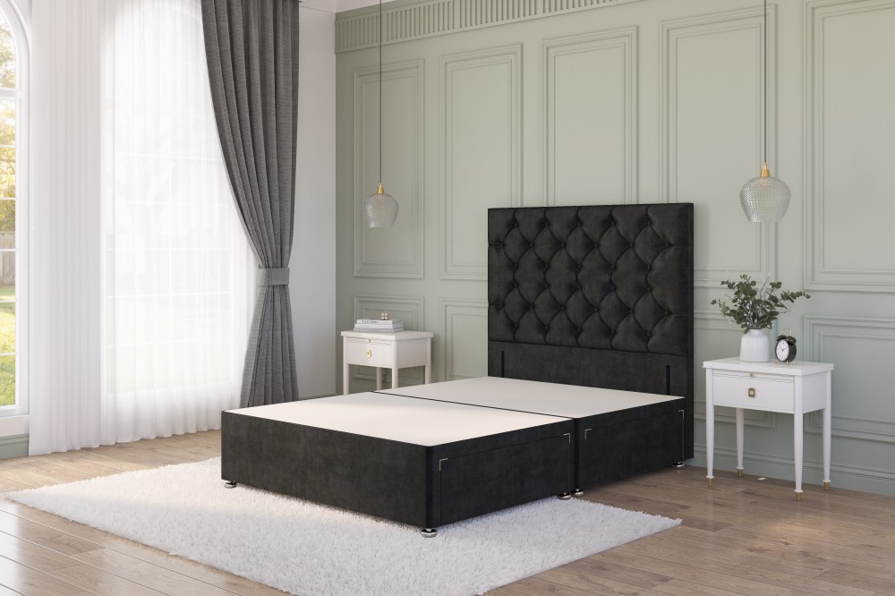 Premium Divan Bed Base | Single to Super King Bed Sizes | Made in UK