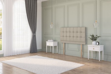 Olive Headboard | Modern Chesterfield Upholstered | Next Divan