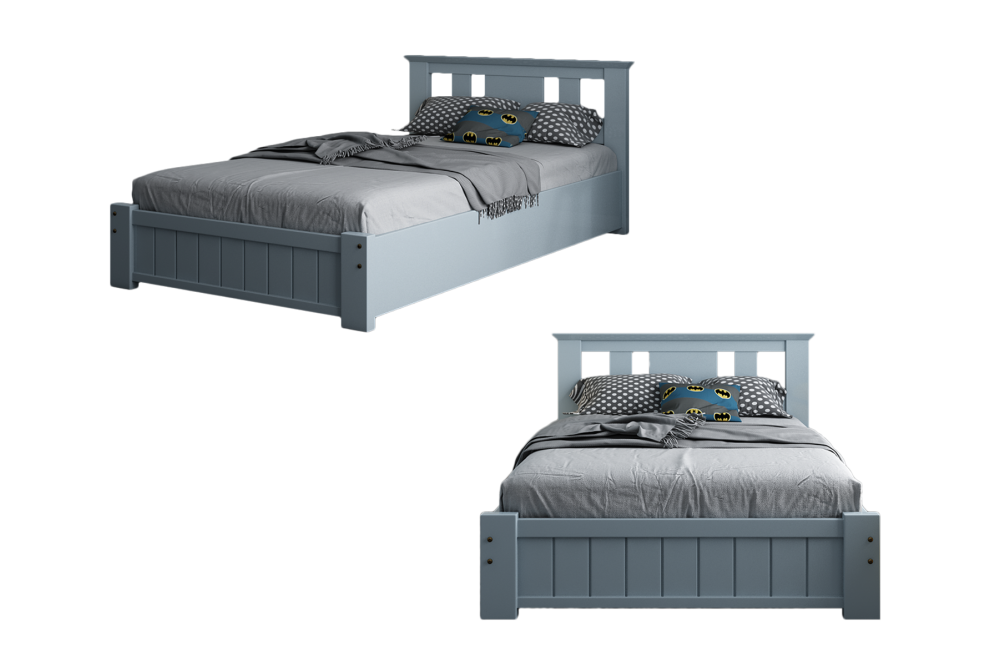 Blue Shaker Kids Storage Bed | Solid wood