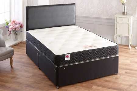 Topaz Sprung Memory Foam Divan bed shot two