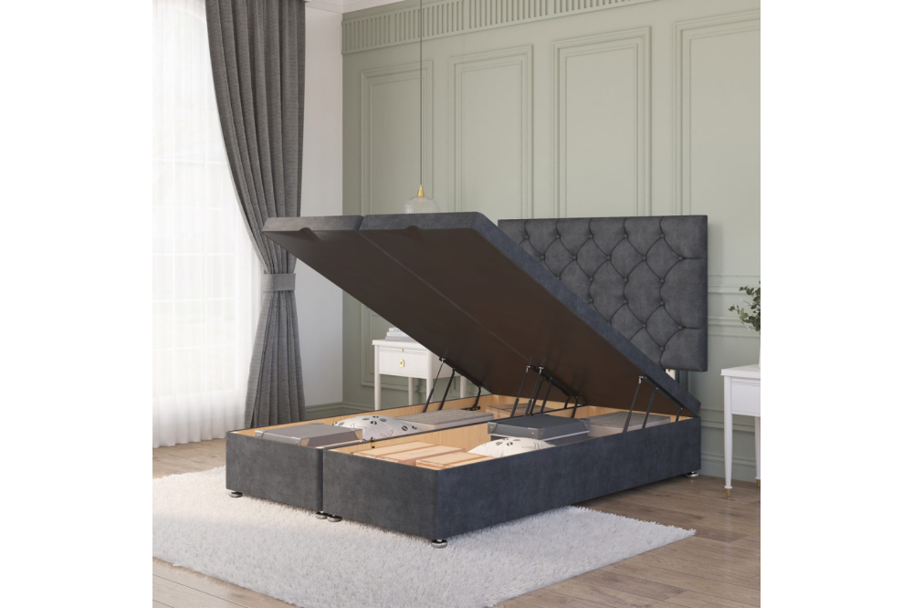 Premier Ottoman Bed | Side and Foot End Storage Beds |Next Divan