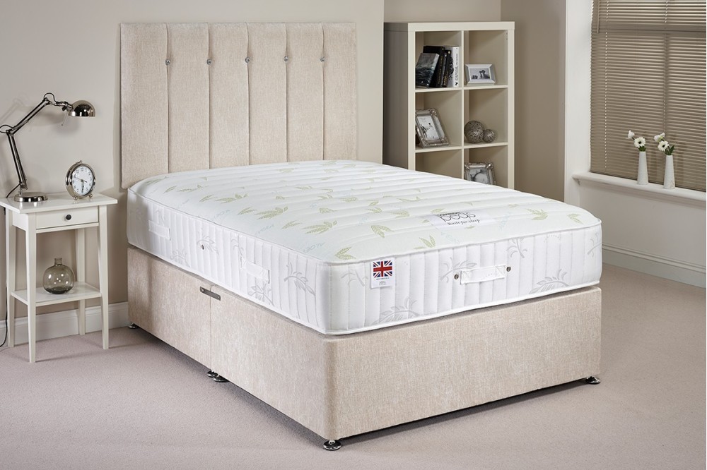 Aloe Vera Memory Foam Divan Bed Set