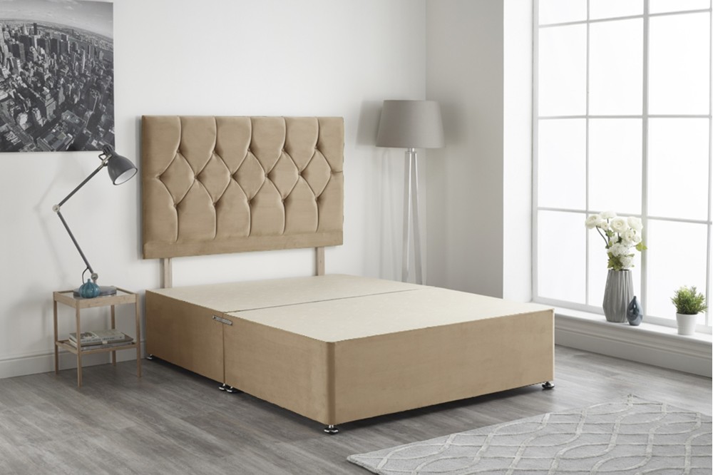 Ziggy Plush Fabric Divan Bed Base