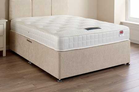 HP Cool Soft Chenille Fabric Divan Bed zoomed