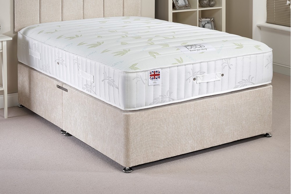 Aloe Vera Memory Foam Divan Bed Set shot 2