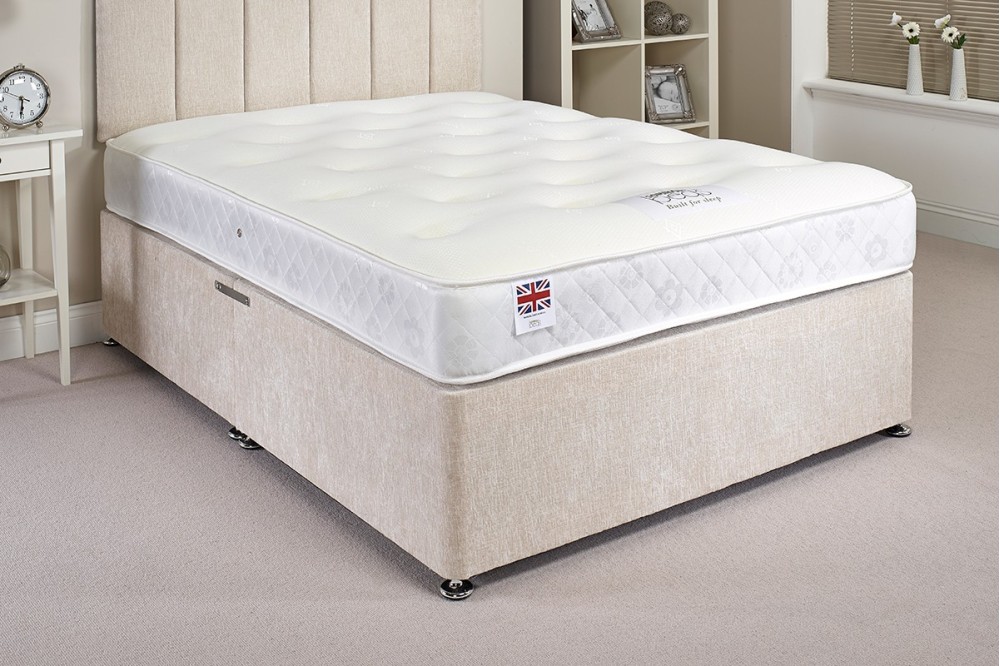 Ortho Memory Foam Divan Bed Set Shot Two