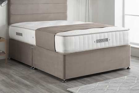 Carlton Plush Velvet Divan Bed 2