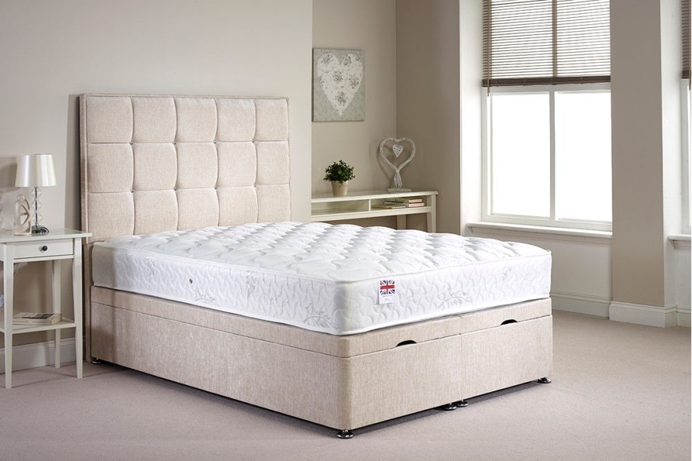 Small Single Appian Foot End Opening Ottoman Bed
