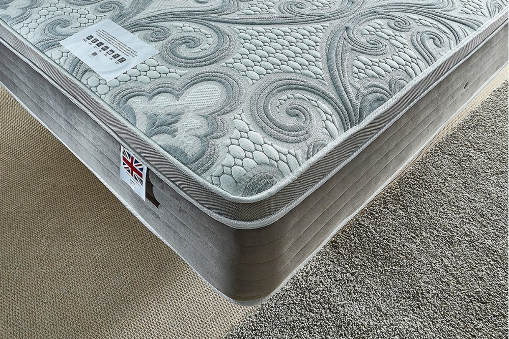5 Zone Pocket Topper Mattress Corner Shot