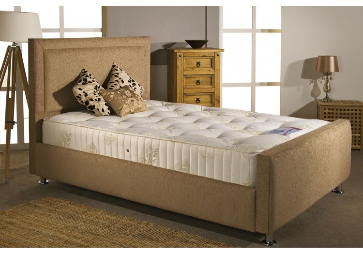 Chenille Fabric Upholstered Bed Frame
