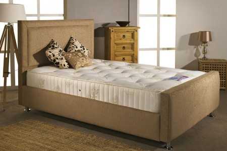 Chenille Fabric Upholstered Bed Frame