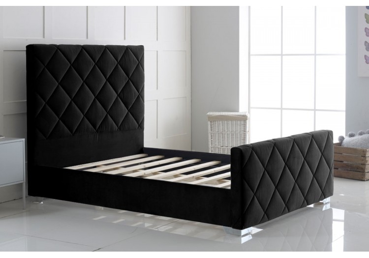 Hand Crafted Carnation Upholstery Bed Frame