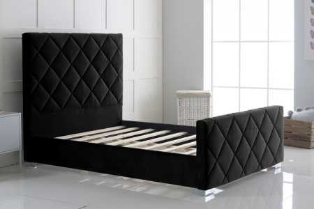 Hand Crafted Carnation Upholstery Bed Frame