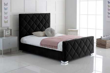 Hand Crafted Carnation Upholstery Bed Frame