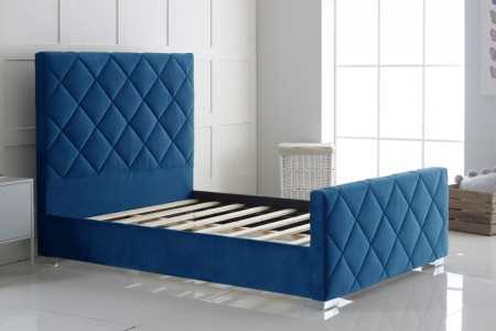 Hand Crafted Carnation Upholstery Bed Frame