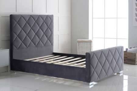 Hand Crafted Carnation Upholstery Bed Frame