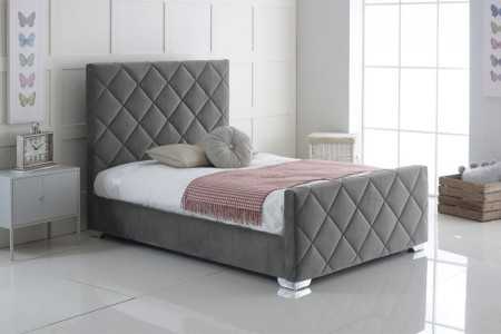 Hand Crafted Carnation Upholstery Bed Frame